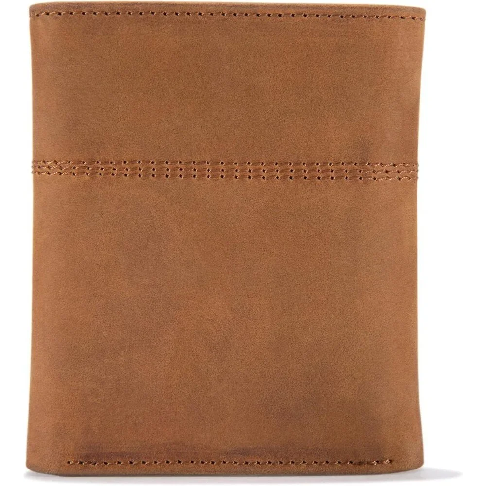 Carhartt Men's Casual Saddle Leather Wallets, Available in Multiple Styles